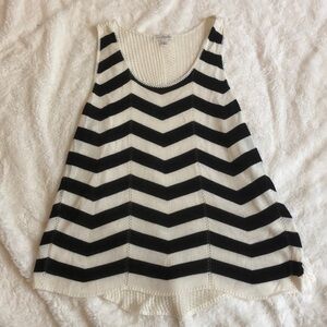 Thin Black‎ and White Charming Charlie shirt